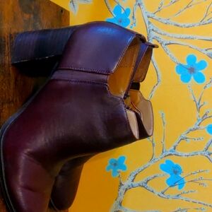 Franco Sarto, leather booties, size 8.5